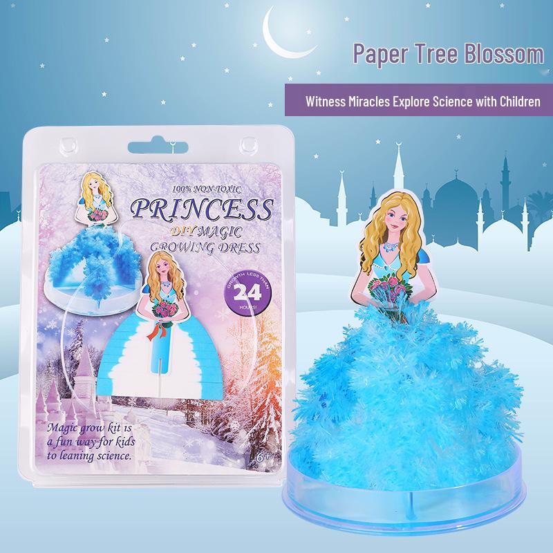 Children's DIY Magic Crystal Tree - Colorful Blooming Paper Tree Toy