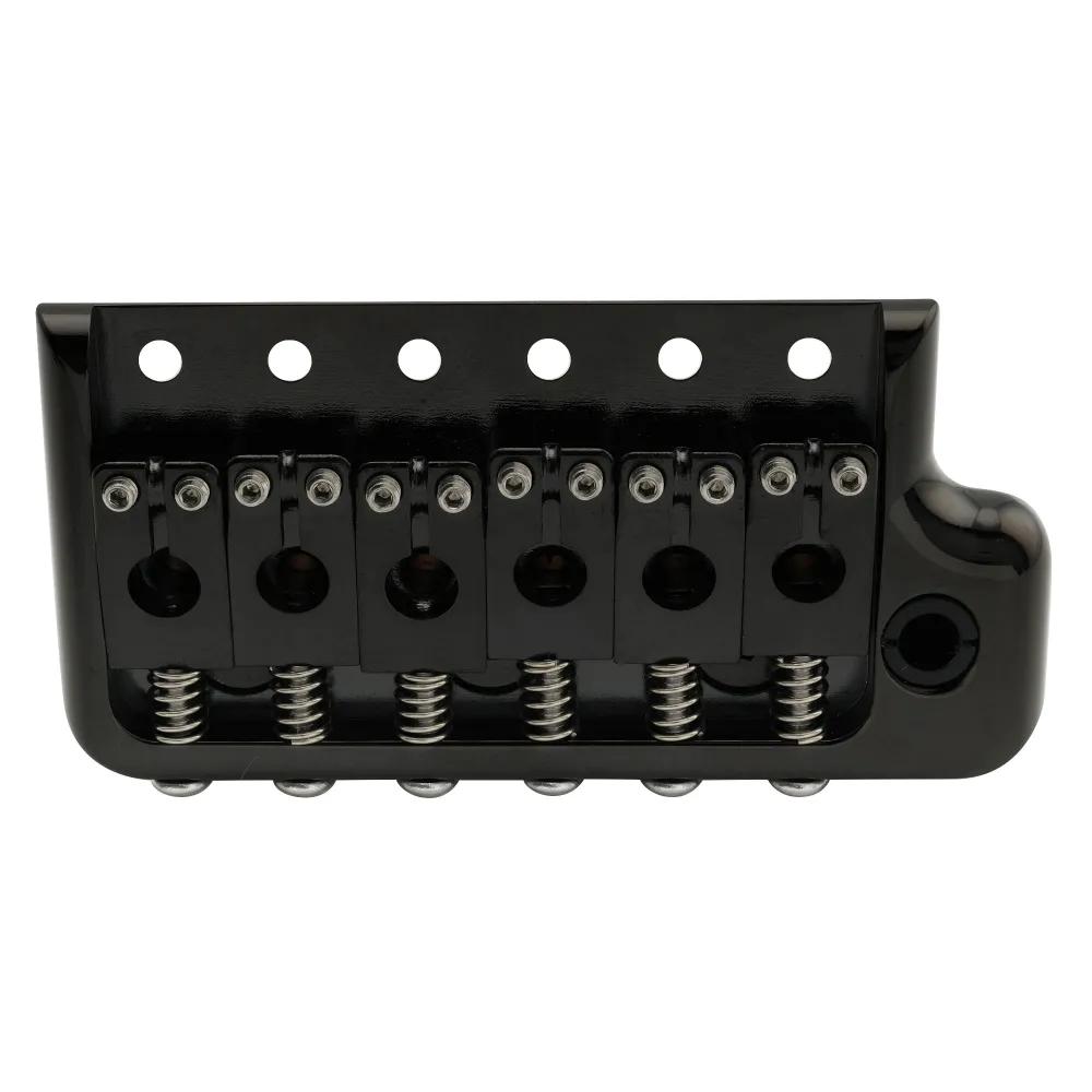 Ultra 52.5 mm (2-1/16 inch) one-piece brass tremolo bridge with 6 screws and knife edge for ST Style electric guitar