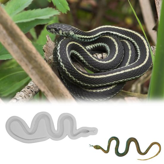 Snake Mold Creative Flexible Silicone Halloween Design Fondant Mould for Home