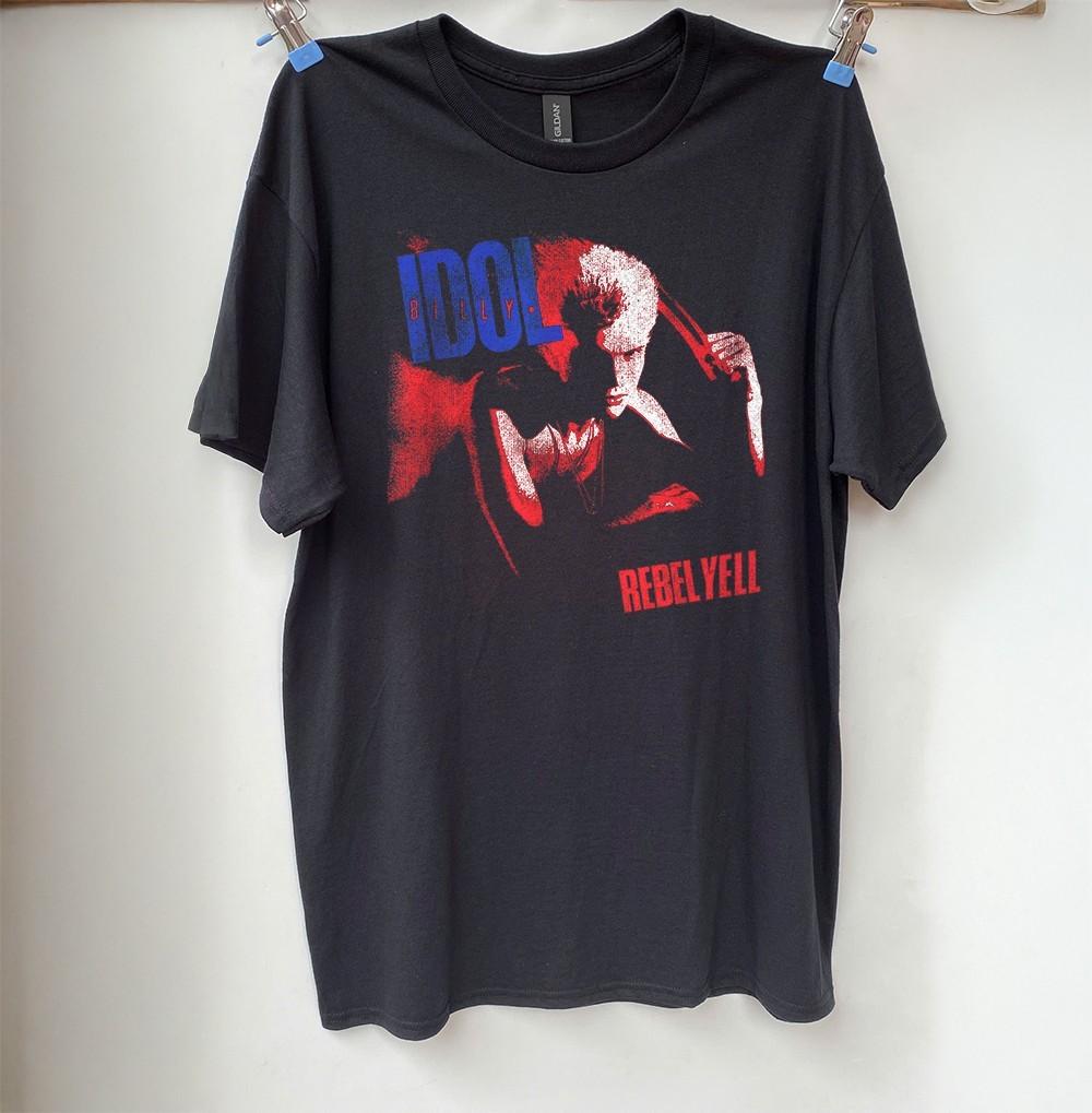 HOT! Billy Idol Rebel Yell Graphic Unisex Cotton T-Shirt Size S-5XL S