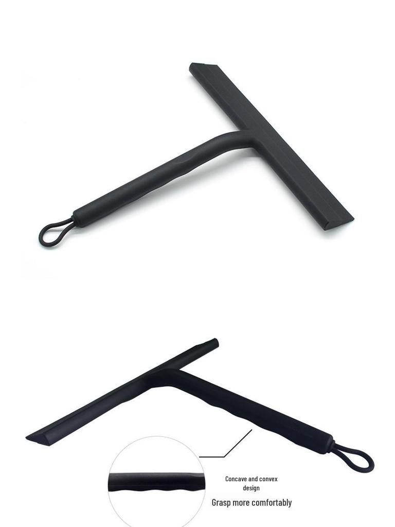 Silicone Suction Cup Glass Squeegee for Bathroom Cleaning