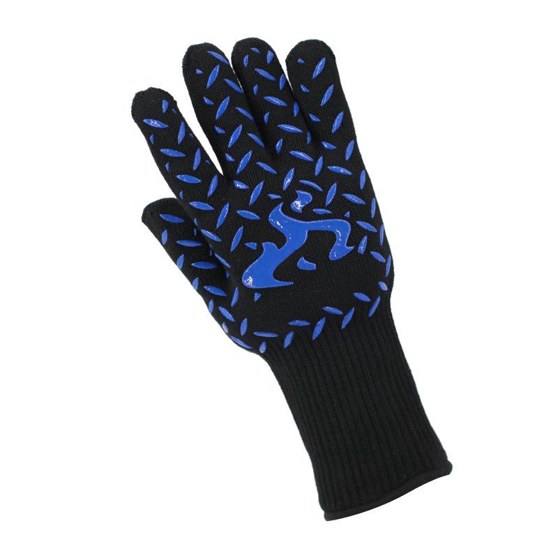 Heat-Resistant Flame Retardant Silicone BBQ Oven Gloves