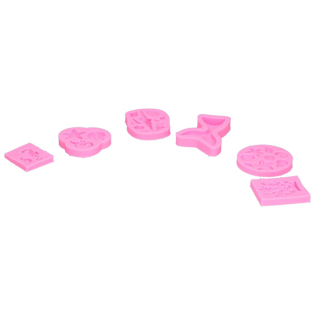 6PCS Silicone Molds Marine Shaped Fondant Cake Chocolate Mould Decorating Tools