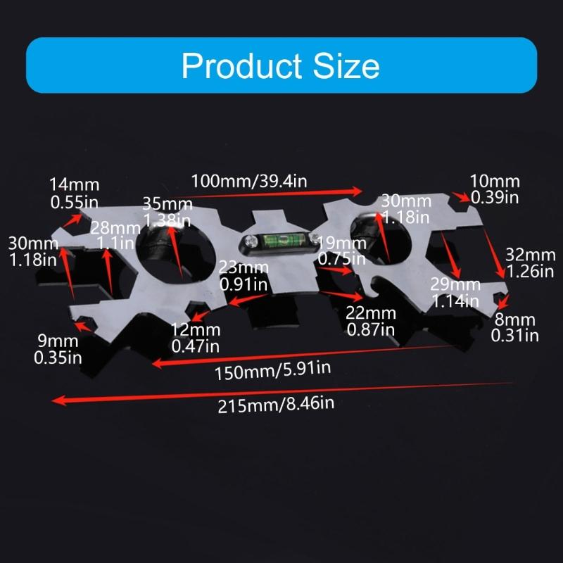 Multifunctional Bathroom Wrench Angle Leveling Wrench Shower Faucet Installation Faucet Wrench Maintenance