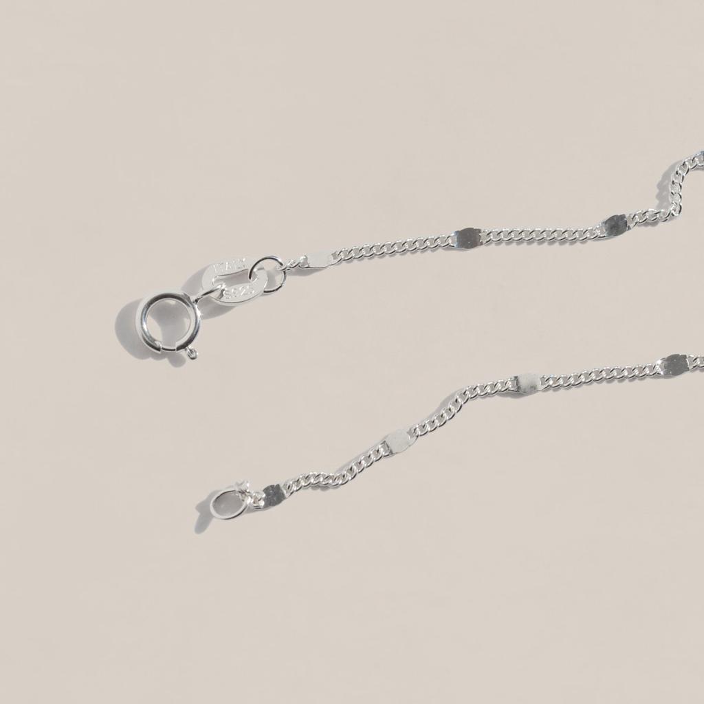 47Bag 925 Silver Mini Heart Chain Necklace Mila