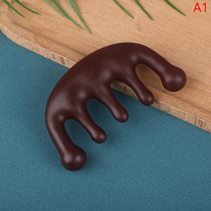 Körper Meridian Massagekamm Fünf Breitzahnkamm Akupunkturtherapie Blutzirkulation Glattes Haar