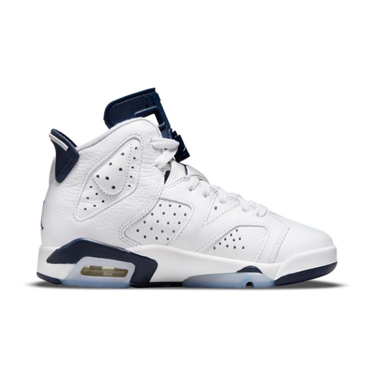 New Jordan Kids Air Jordan 6 Retro 'Midnight Navy 2022' Sneakers 384665-141
