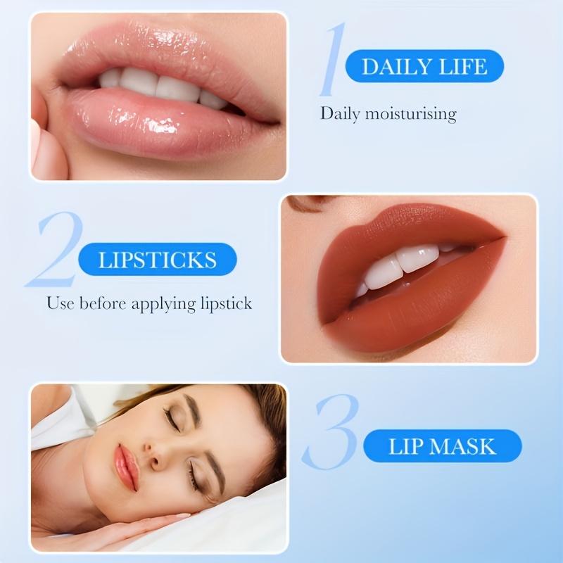 Hyaluronic Acid Lip Balm for All Skin Types - Hypoallergenic,Glossy Finish,Moisturizing & Smoothing,Enhances Delicate Lips,Suitable for Sensitive Skin