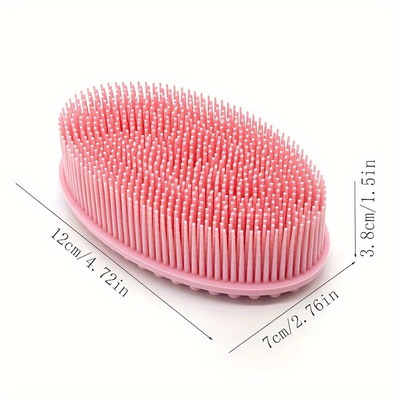 A Shower Brush Silicone Cleaning Brush Shower Brush Scrubber Body Cleaning Brush Suitable for Bathroom, Bathtub, Toilet, Suitable for Men and Women