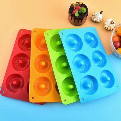 Silicone Donut Mold Silicone Chocolate Mold Mini Pastry Bread Cake Mold Non-Stick Baking Mold Donut Maker Dessert Making Tool