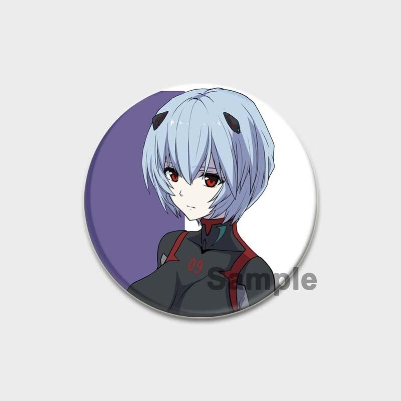 58MM Classic Anime EVA Brooch Cartoon Lapel Pins Accessories for Clothes Hat Backpack Decoration Cute 58mm Round Badges Pin Aesthetic
