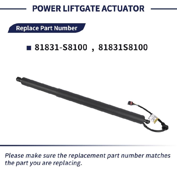 Direct Replacement Gas Filled Tailgate Support Strut 81831S8100 Noise Reduction Designs Lift System for Automotives