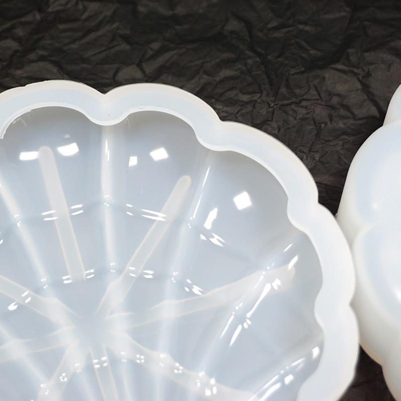 Shell Storage Box Mould Diy Crystal Epoxy Glue Antique Table Storage Box Mould