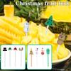 4x Fruit Sign Fork Set for Cake Dessert Pastry Reusable Lunch Box Toothpicks