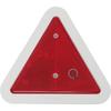APSMOTIV Red Trailer Triangle Reflector Reflective for Gate Posts Rear Warning Suitable for Truck Trailer Tractor Truck Universal Applications 2Pcs