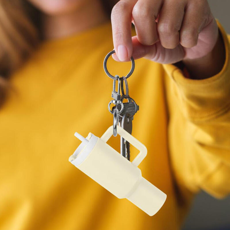 Tumbler lip balm keychain, tumbler lipstick case, tint bag holder