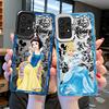 Princess Phone Case for Samsung Galaxy A15 A16 A23 A32 A72 4G 5G A22 A25 A34 A35 A52s A53 A54 A55 A73 5G A24 A51 A71 4G