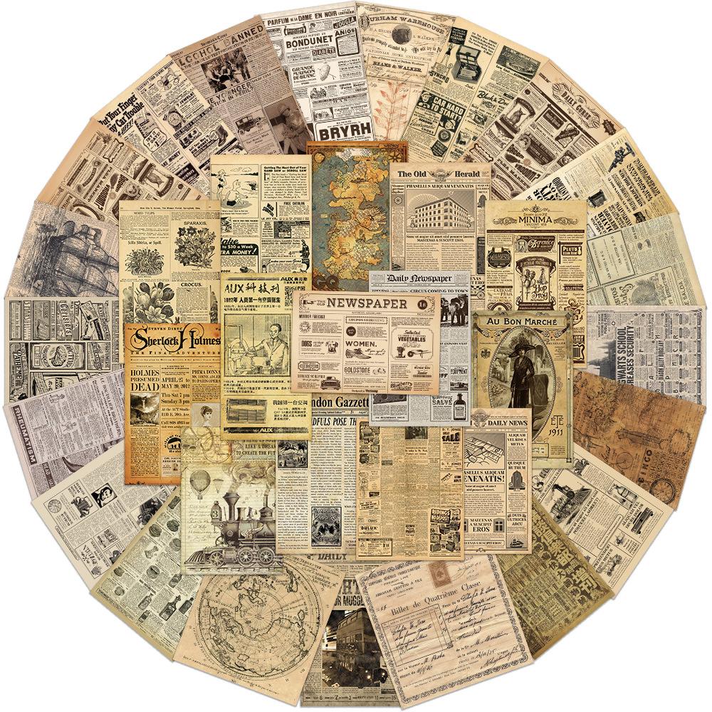 

35 Мультяшные Ретро Пергаментные Граффити Наклейки Украшают Чемодан Ручку Гитару Блокнот Водонепроницаемые Взрывоопасные