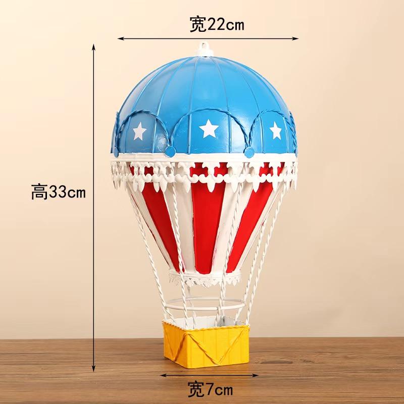 Moderní model horkovzdušného balonu ze železa Evropa Nástěnné ozdoby Kouzlo Umělecká dekorace Dětský pokoj Turecko Balónky Domácí dekorace