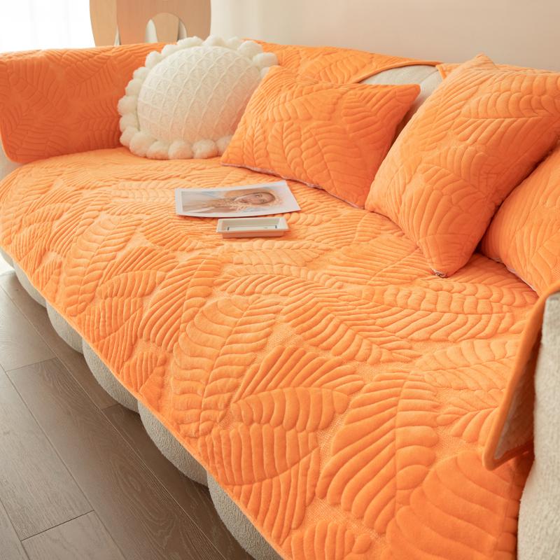 

Новая плюшевая подушка для дивана Crystal, высококачественная и минималистичная подушка для сиденья, противоскользящий чехол, тканевое полотенце, сезонный стиль 70*70cm