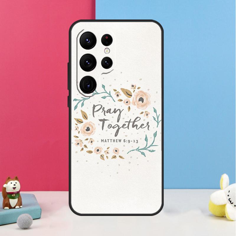 Bible Verse Quotes Case For Samsung Galaxy S26 S25 S24 S20 S21 S22 S23 Ultra S10 Plus S25 FE Back Cover Shell