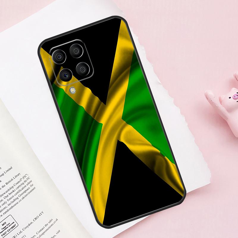 Jamaica Flag Case For Samsung Galaxy M13 M53 M16 M36 M56 M06 M52 M32 M12 M54 M34 M14 M35 M55 M15 M11 M31