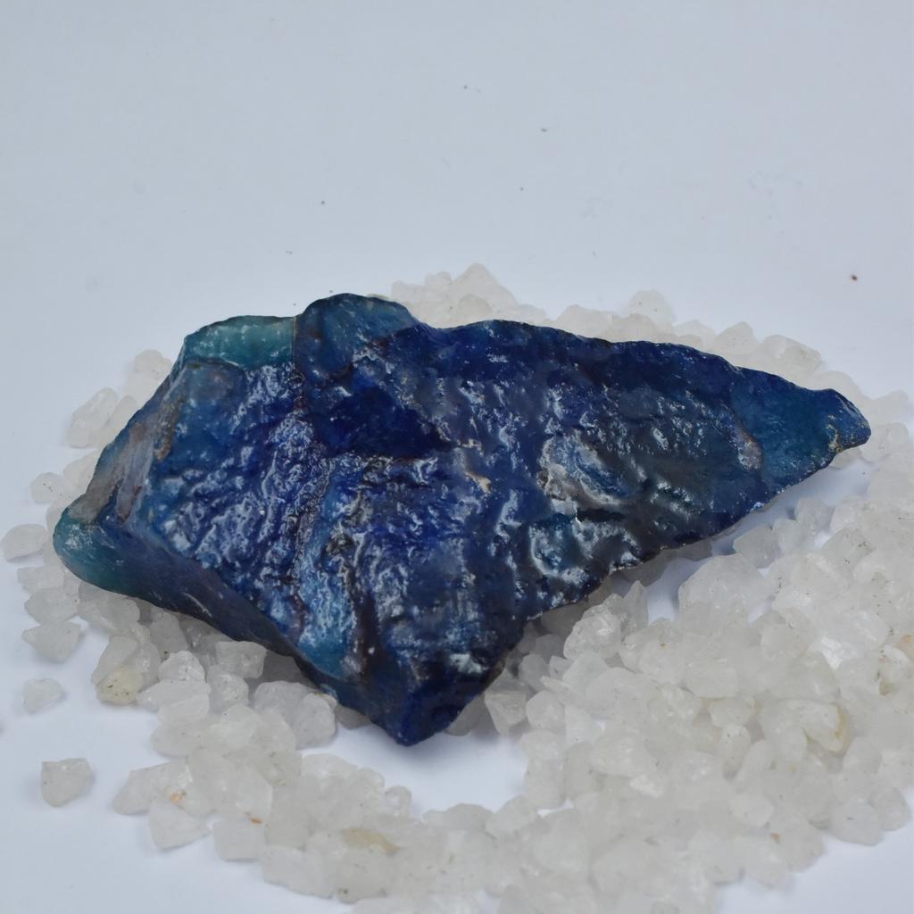 Natural Blue Sapphire 200ct Raw Rough Certified Loose Gemstone