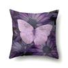 Polyester Pillowcase Butterfly Pattern Pillowcase Car Decoration Home Print Pillowcase Bedside Cushion Cover
