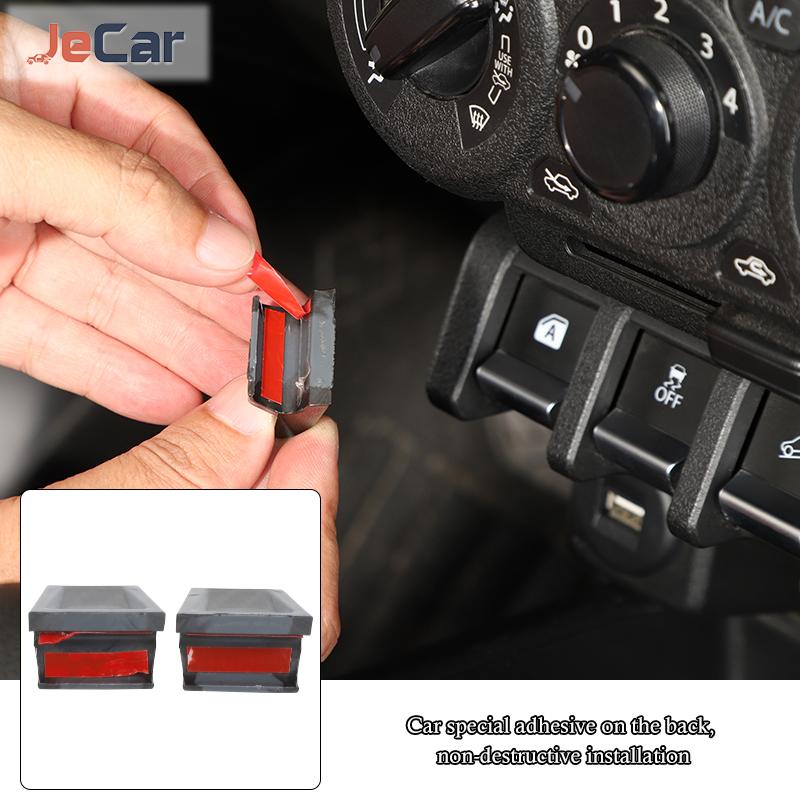 ABS Car Window Lift Switch Button Extended Decoration Sticker Trim Cover For Suzuki Jimny  Up Car Interior