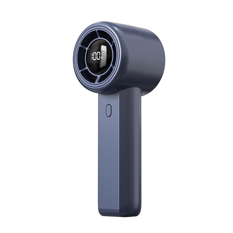 High-Speed Portable USB Handheld Fan with Large Wind Power & Digital Display