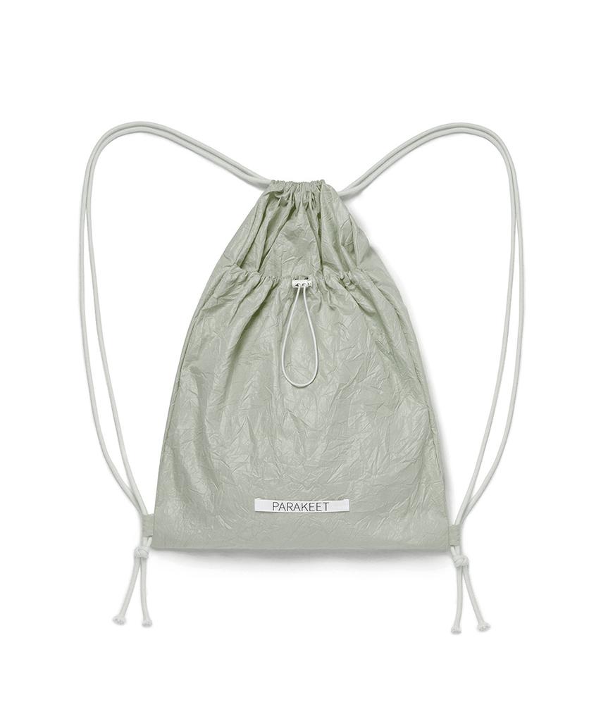 Parakeet Crinkle Gym Sack (Light Gray)