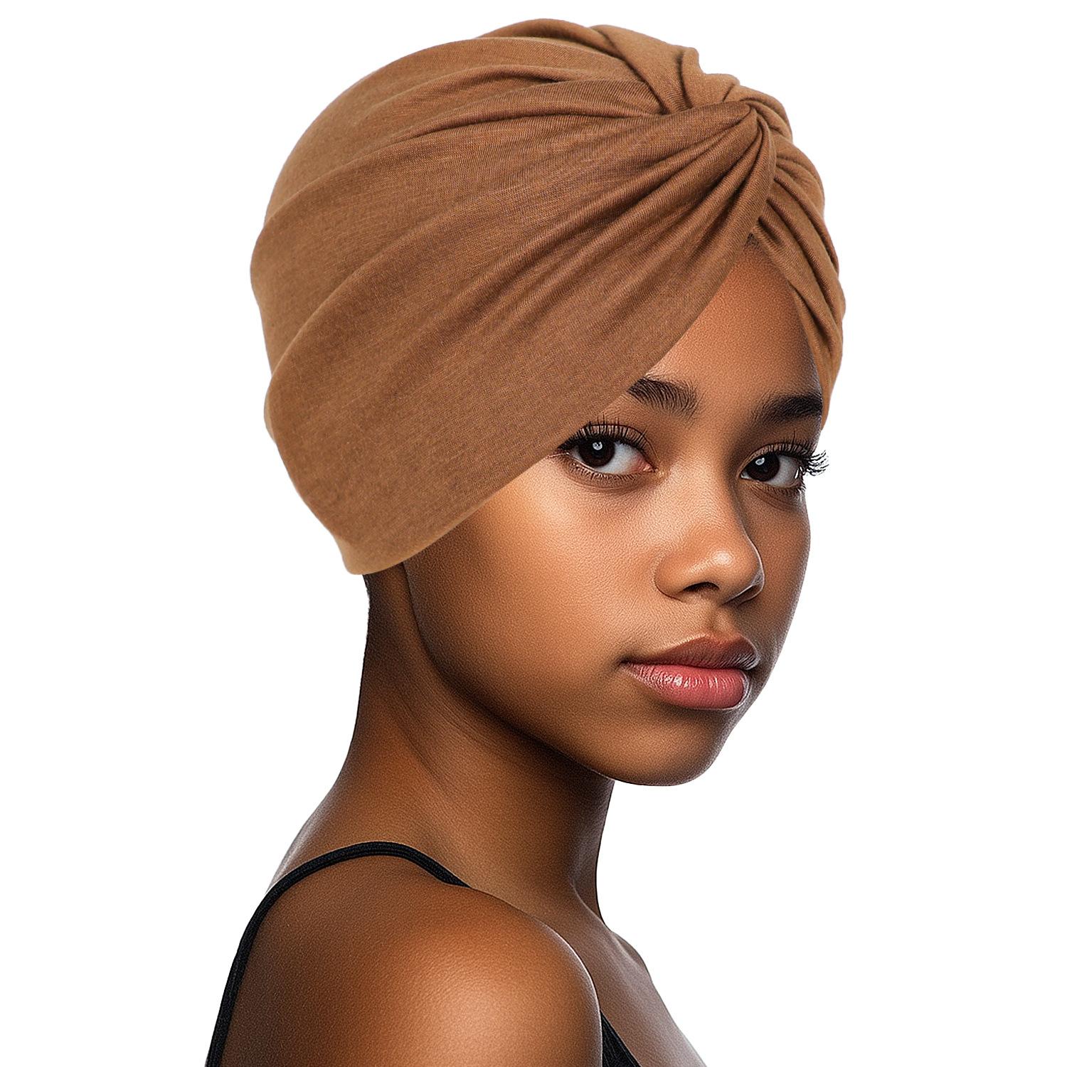 

Fashion Forehead Cross twist cap high elasticity headscarf nursing cap head hat turban