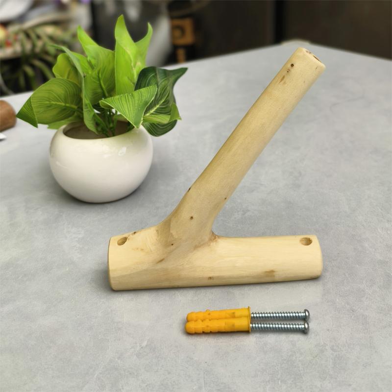 Solid Wood Creative Tissue Holder Pure Hand-Polished Paper Towel Holder