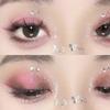 1 Box Flower 3D Rhinestones Sticker Pearl Eyes Face Facial  Sticker  DIY Decoration