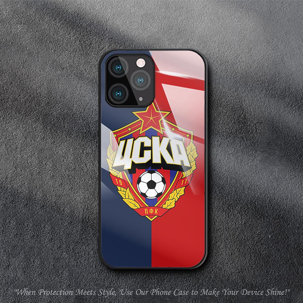 Russian Football PFC CSKA Moscow Case For iPhone Samsung Galaxy Redmi Note S 17 16 15 14 13 20 24 25 54 Pro Max Ultra Fe Air Tempered Glass Cover