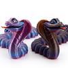 Flexible Joints Articulated Cobras Fidgety Toy Table Decors 3D Printed Crazys Cobras ,Realistic Crazys Cobras Statues