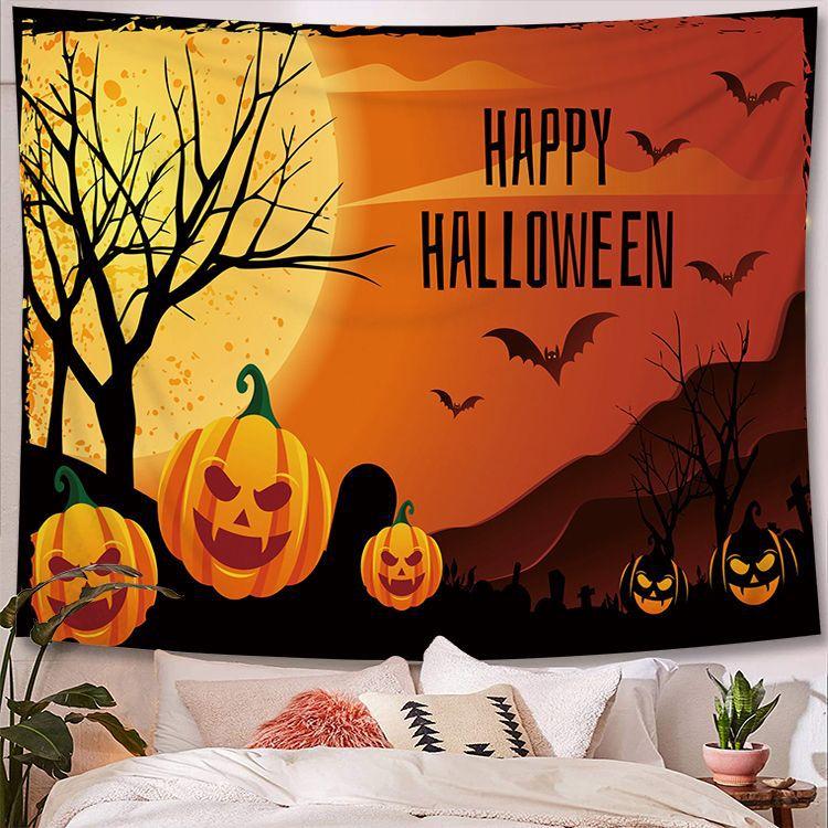 Scary Blood Palm Halloween Wall Hanging Tapestry Rug Halloween Party Wall Covering Tapestry Home Bar Halloween Decor Tapestry