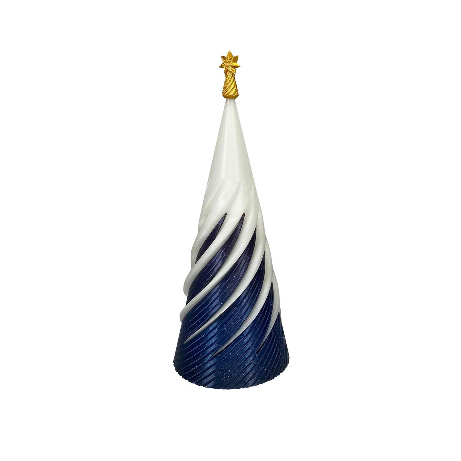 

3D-печатная игрушка для декомпрессии, вращающаяся спиральная проникающая скульптура для снятия стресса и беспокойства One Size белый