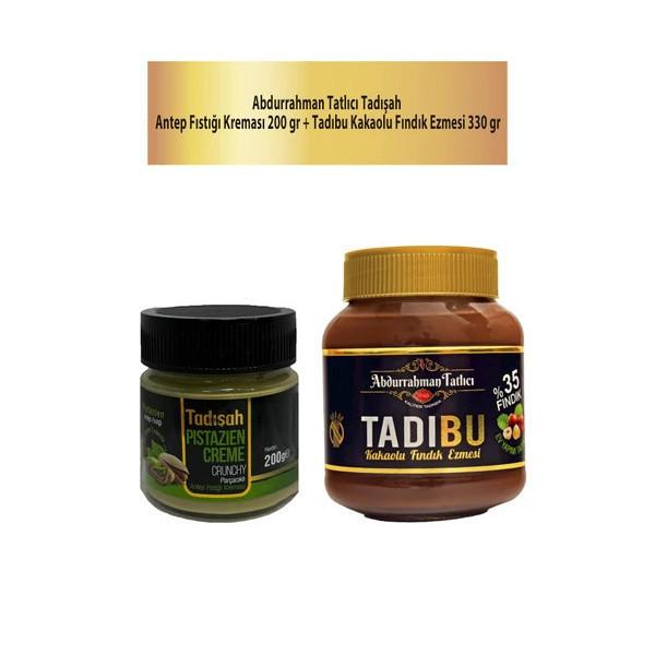 

Фісташковий крем Abdurrahman Tatlıcı Tadışah + какао-горіхова паста Tadıbu