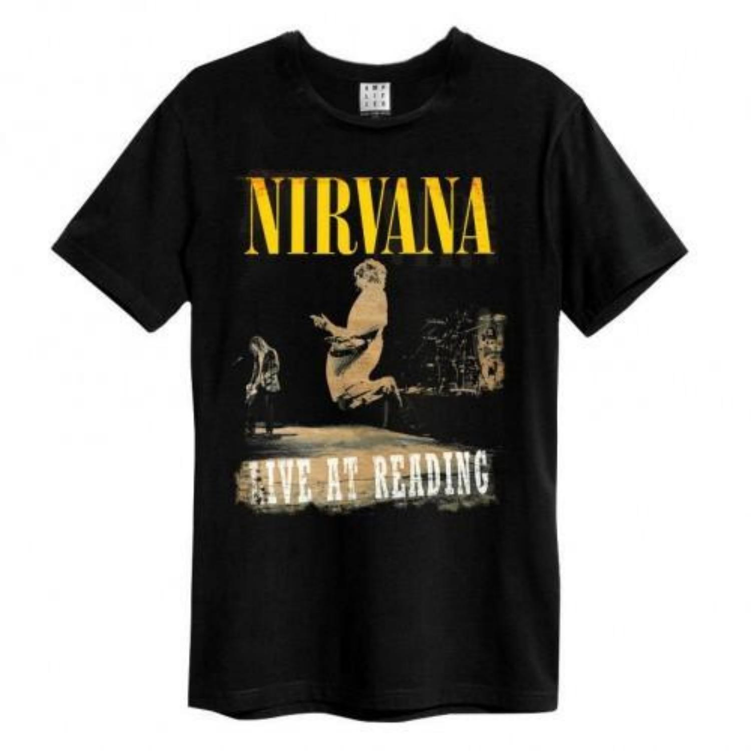 Amplified Unisex Adult Live At Reading Nirvana T-Shirt S