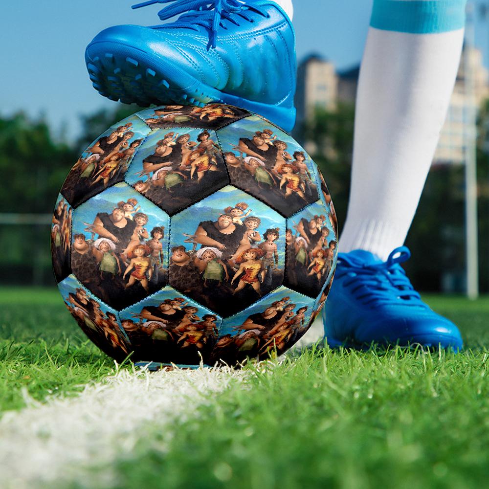 The Croods Theme Size 5 Soccer Ball, Suitable for Both Indoor and Outdoor Matches, a Gift Suitable for Everyone.