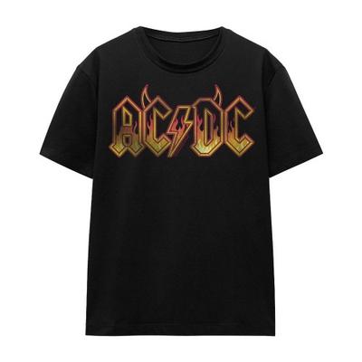 AC/DC Unisex Adult Fire Logo T-Shirt