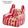 Comfortable Ergonomic Lazy Sofa Soft Fabric Kids Sofa Chair Children's Bear Sofa  Bedroom