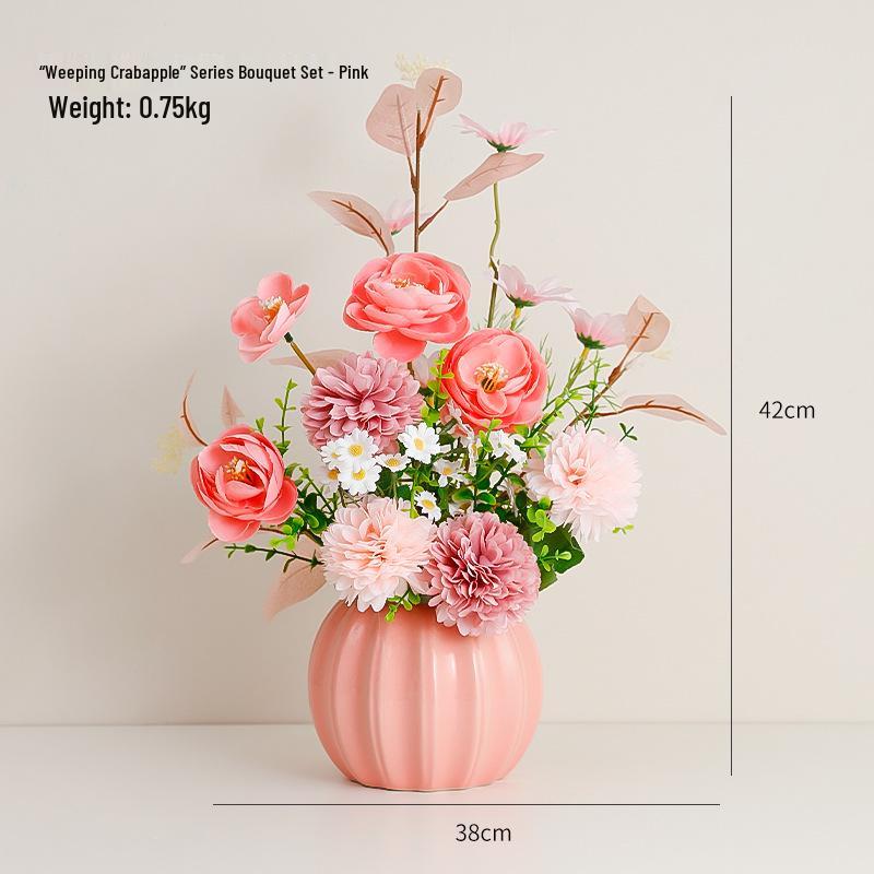 Nordic Style Artificial Floral Decoration for Home and Dining Table