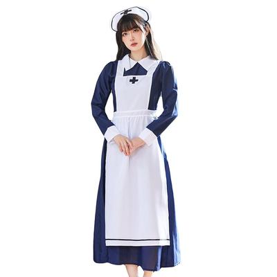 Brightlara Halloween Cosplay Nurse Costume, Long Sleeve, Women's, cos012-NB-L