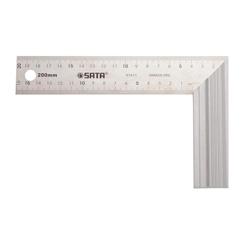 SATA Aluminum Handle Steel Square 200mm