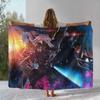 Cartoon Sword Art Online SAO Novel Flannel Blanket,Ultra Soft Warm Plush Throw for Home Bedroom Bed Sofa Camping Picnic gift