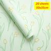 Retro Wrapping Paper Romantic Flower Wrapping Paper Kraft Gift Paper Florist Bouquet Packaging Material For Gift Wrapping Pack