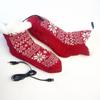 USB Elektrische Socken Winter Warme Beheizbare Socken Mode Fußwärmer Heim & Büro