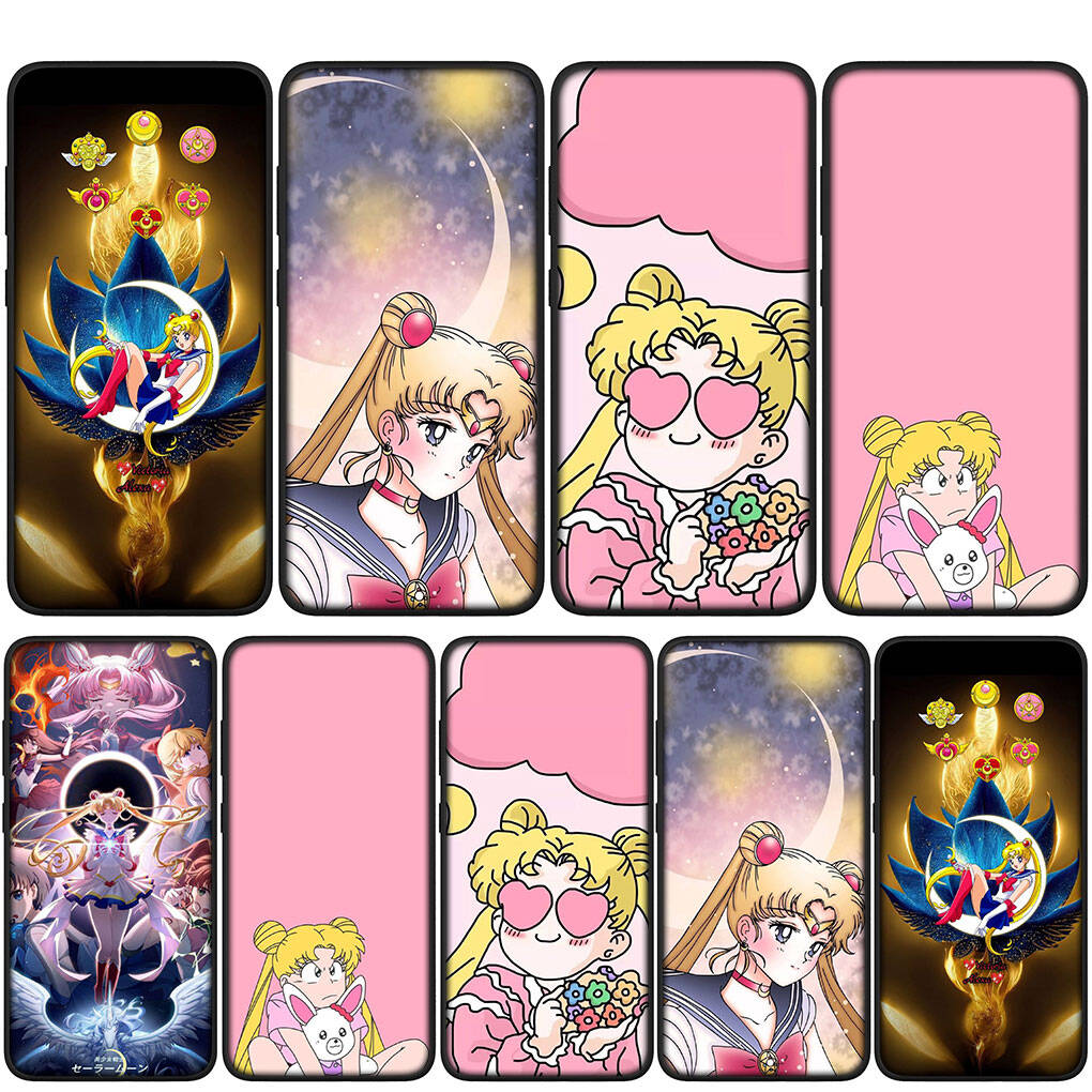Cover for iPhone 17 16 15 Xiaomi Poco Redmi Note 14 13 12 11 Pro Max 9 16e Samsung Galaxy S25 S24 S23 OPPO Huawei Lovely Sailor Moon Phone Case